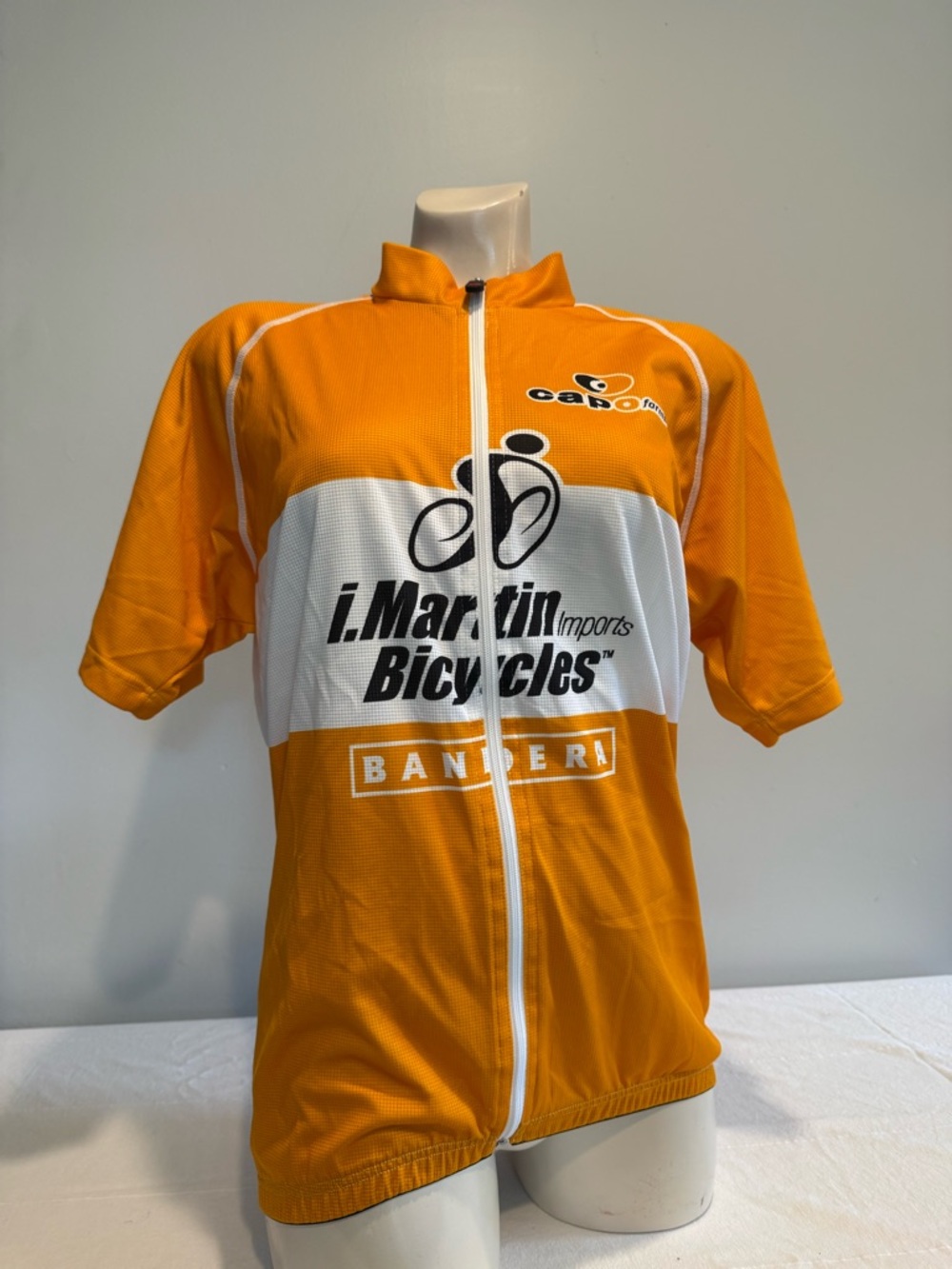 Capo Forma - Made in Italy - i.Martin Imports Bicycles Orange Cycling Jersey